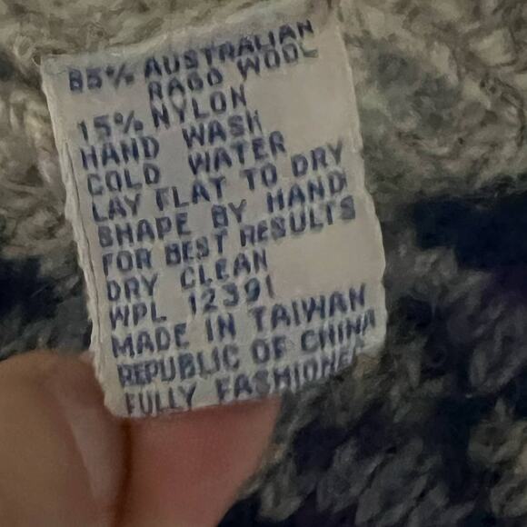 Vintage Northern Isles Kids Fair Isle Wool Sweater Children's Large - Picture 6 of 8